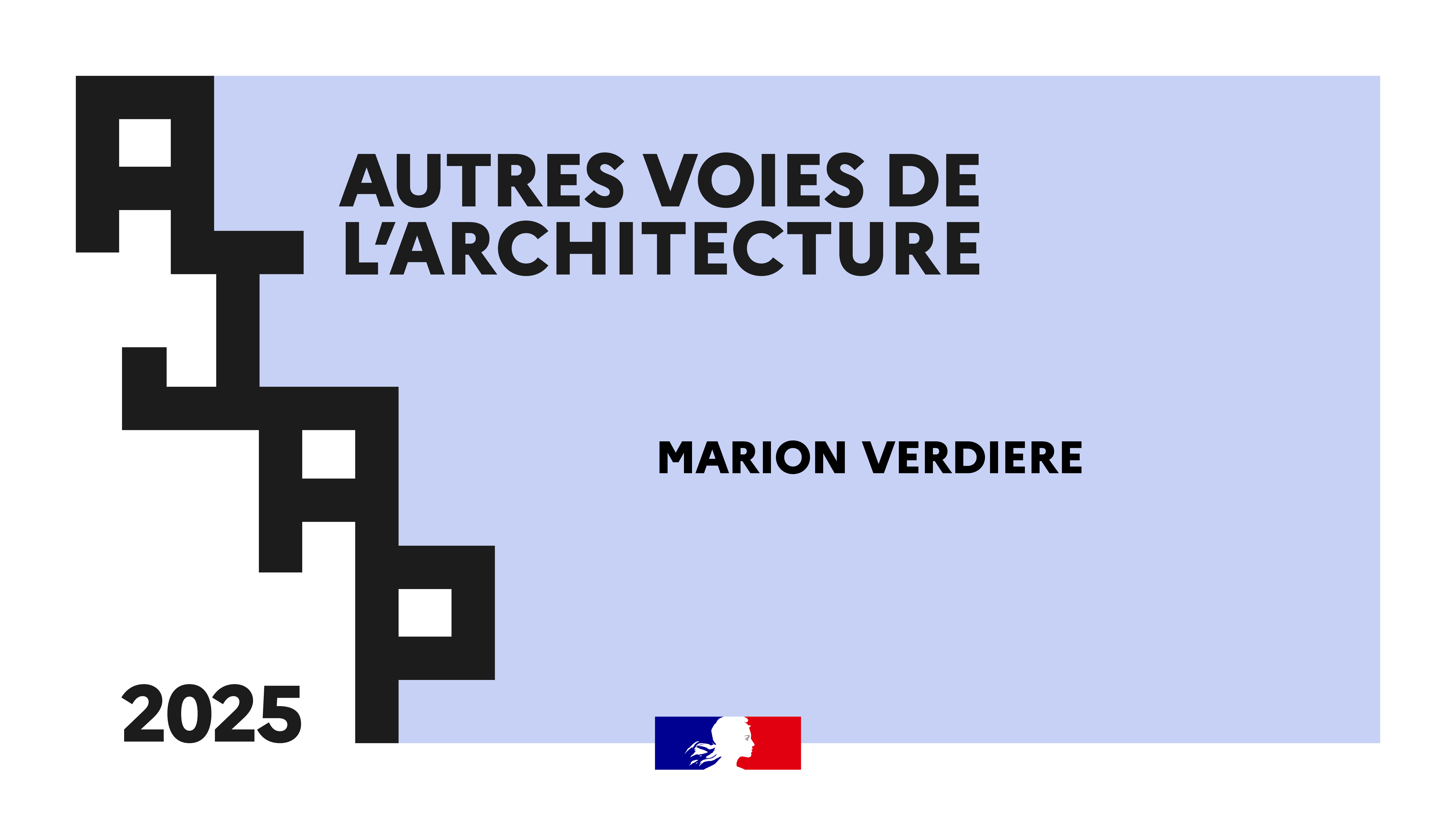 Lauréate AJAP 2025 – Ministère de la Culture